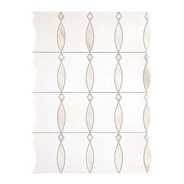 Daltile Perfit Mosaix 18" x RL" Mosaic Namaste & Thassos / Bannister