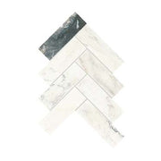 Daltile Gamma 2" x 6" Herringbone Mosaic 10" x 15" Illusive