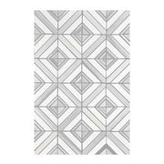 Daltile Perfit Mosaix 18" x RL" Mosaic Grey Palissandro & Thassos / Maze