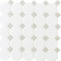 Matte White / Gray Dot