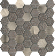 Emser Glitz 12"x12" Mosaic 1.89"X2.2" Love