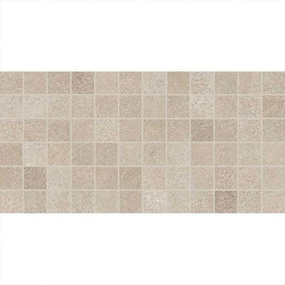 Daltile Reminiscent 2" x 2" Straight Joint Mosaic 12" x 24" Aged Beige