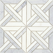 Emser Alluro 12"x12" Mini Castle Silver