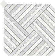 Emser Alluro 9"x9" Mini Palace Silver