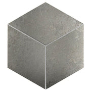 Daltile Emergent 12" x 12" 3D Cube Mosaic 12" x 12" Aluminum