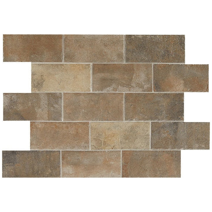 Daltile Brickwork 4" x 8" Distressed Mate Patio