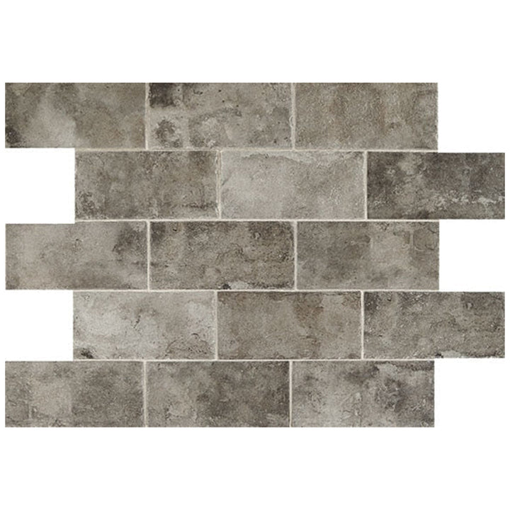 Daltile Brickwork 4" x 8" Distressed Mate Alcove