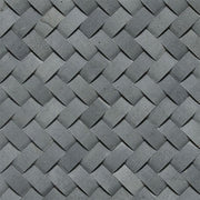Daltile Stone A LA Mod 1.5" x 0.75 Basketweave Mosaic 12" x 12" Urban Bluestone