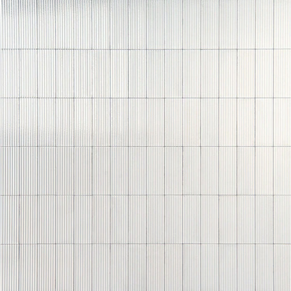 Marazzi Rice 3" x 8" Raked Bianco Structure