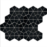 Daltile Stage Craft 6" x 6" Mosaic 12" x 15" Glossy Black
