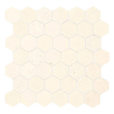 Daltile Limestone 2" Hexagon Mosaic 12" x 13" Blavet Blanc