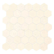 Daltile Limestone 2" Hexagon Mosaic 12" x 13" Blavet Blanc
