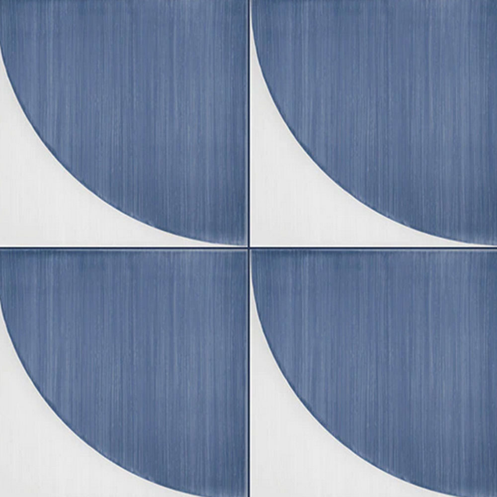 Marazzi Scenario 8" x 8" Blu Convex