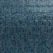Marazzi Rice 2" x 6" Blu Deco Leaf