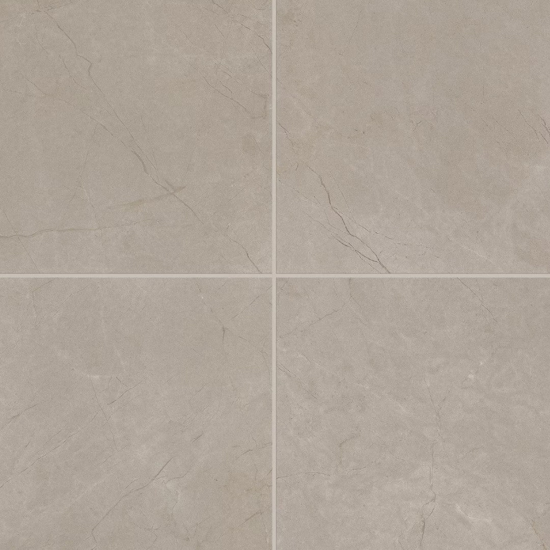 Marazzi Classentino Marble 24" x 24" Polished Coliseum Gray