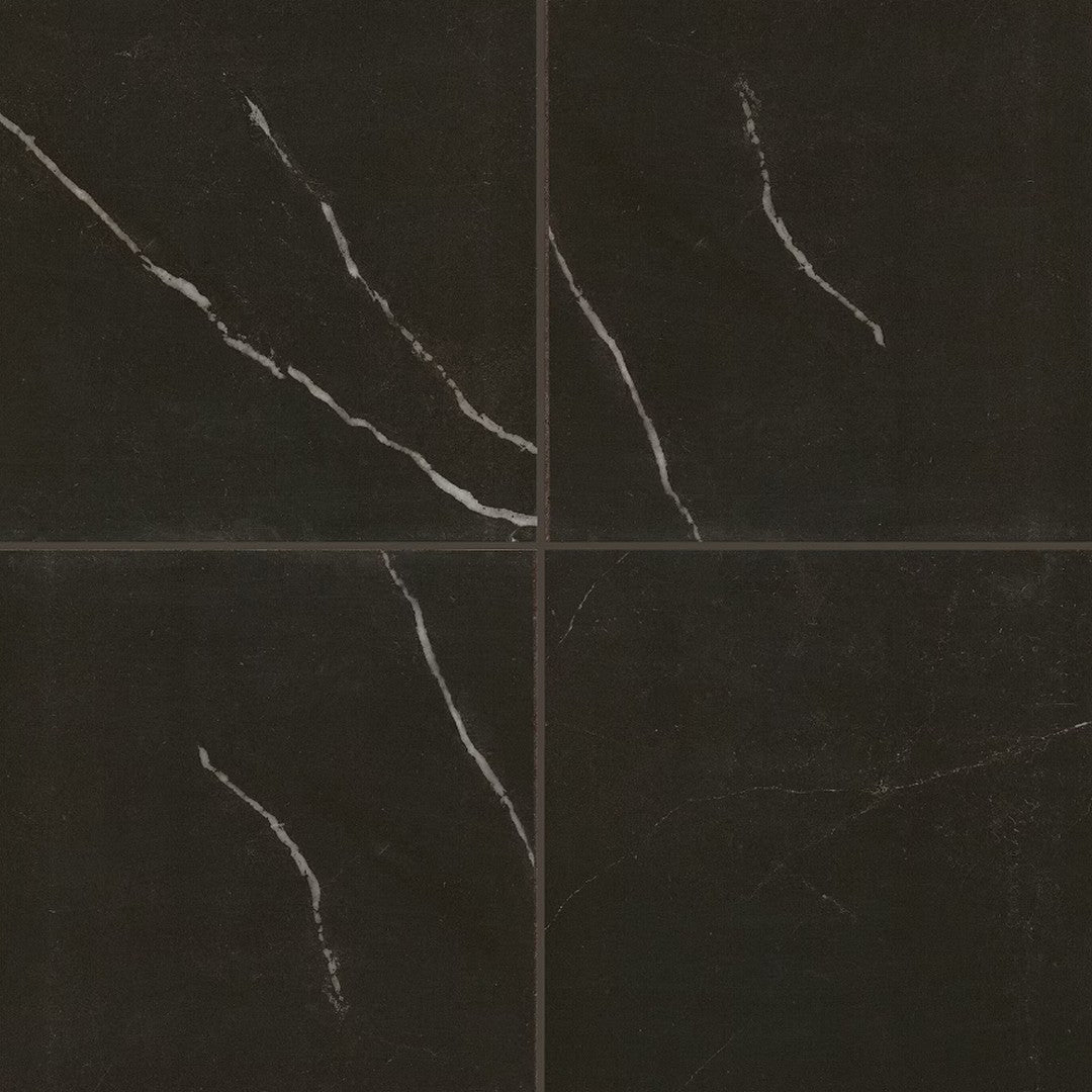 Marazzi Classentino Marble 24" x 24" Polished Centurio Black