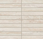 Daltile Calligo 1'' x 6'' Stacked Mosaic 12'' x 10'' Matte Tusk