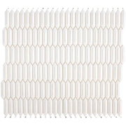 Daltile Revalia Remix 1" x 4" Mosaic 12" x 13" Calming White