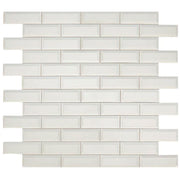 Daltile Revalia Remix 2" x 6" Brick Joint Beveled Mosaic 13" x 15" Centennial White