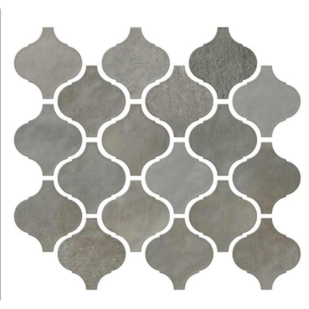 Daltile Mesmerist 3" x 3" Arabesque Mosaic 11" x 12" Charm