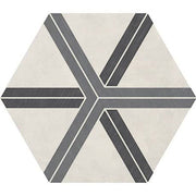 Daltile Bee Hive 24" x 20" Deco Plot Cool Blend
