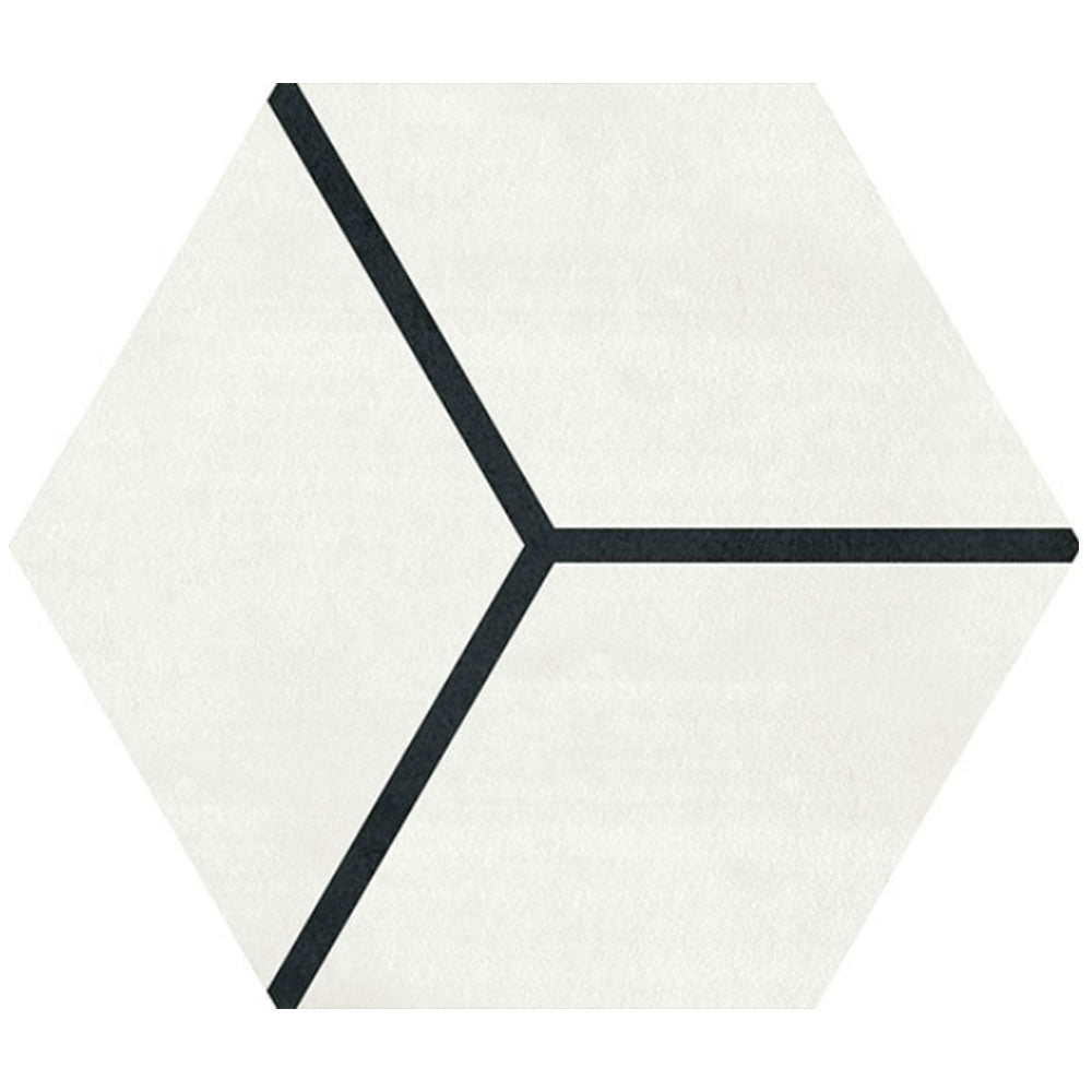 Daltile Bee Hive Medley 8.5" x 10" Deco Cube Positive