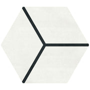 Daltile Bee Hive Medley 8.5" x 10" Deco Cube Positive