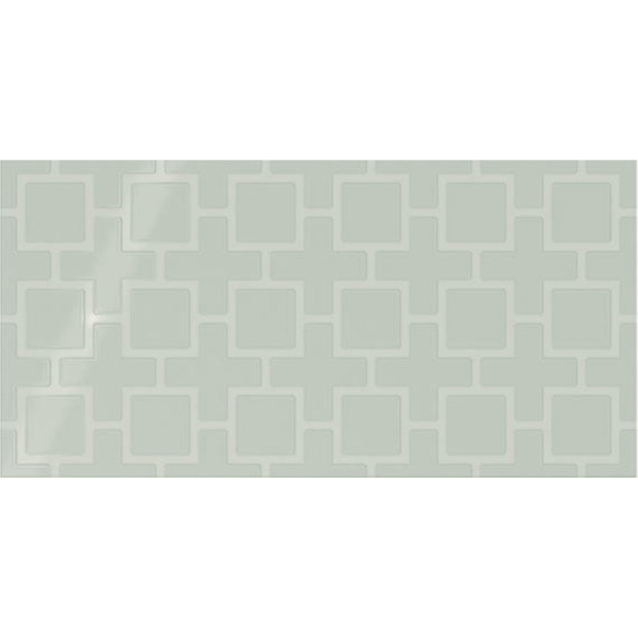 Daltile Showscape 12" x 24" Square Lattice Soft Gray