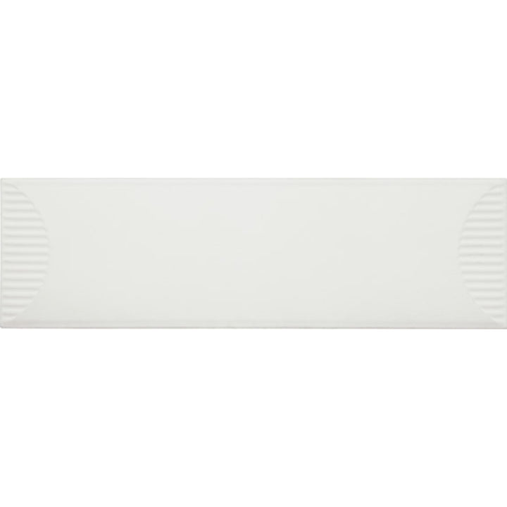 Daltile Stencil 4" x 12" Half Moon White