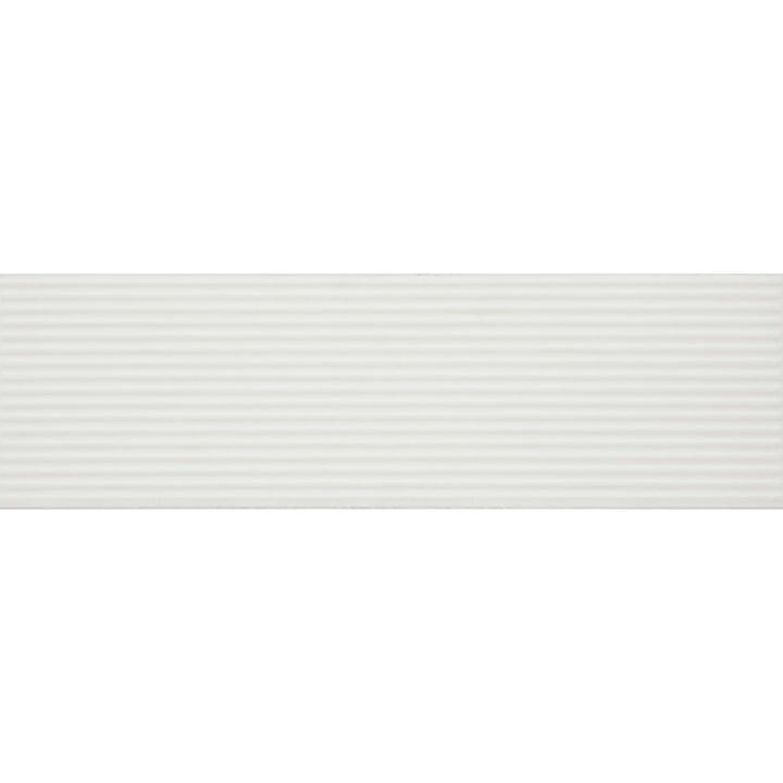 Daltile Stencil 4" x 12" Linear White