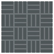 Daltile Color Wheel Mosaic 1" x 3" Lattice Weave Mosaic 12" x 12" Matte Matte Chalk board