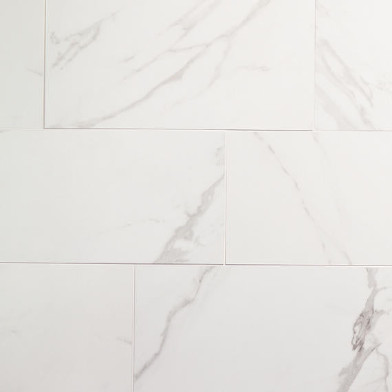 Daltile Artsy 12" x 24" Matte Studio Carrara