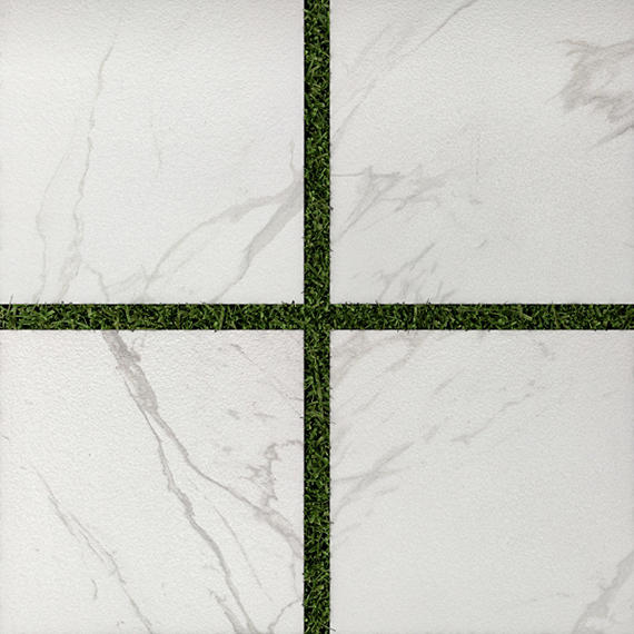 Daltile Artsy 24" x 24" Xterior Paver Stepwise Textured Studio Carrara