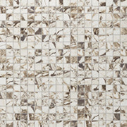 Daltile Panoramic Duet 2" x 2" Straight Joint Mosaic 12" x 24" Matte Calacatta Aries