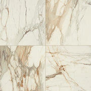 Daltile Panoramic Duet 24" x 24" Matte Calacatta Topaz