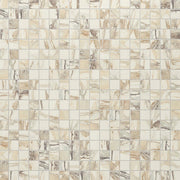 Daltile Panoramic Duet 2" x 2" Straight Joint Mosaic 12" x 24" Matte Calacatta Topaz