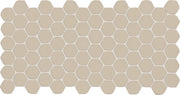 Daltile Keystones 2" Hex Organic Mosaic 12" x 24" Matte Urban Putty
