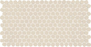Daltile Keystones 1" Organic Penny Mosaic 12" x 22" Matte Almond