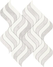 Daltile Eclessia Marble 14" x 18" Wave Polished Cristallo Blend