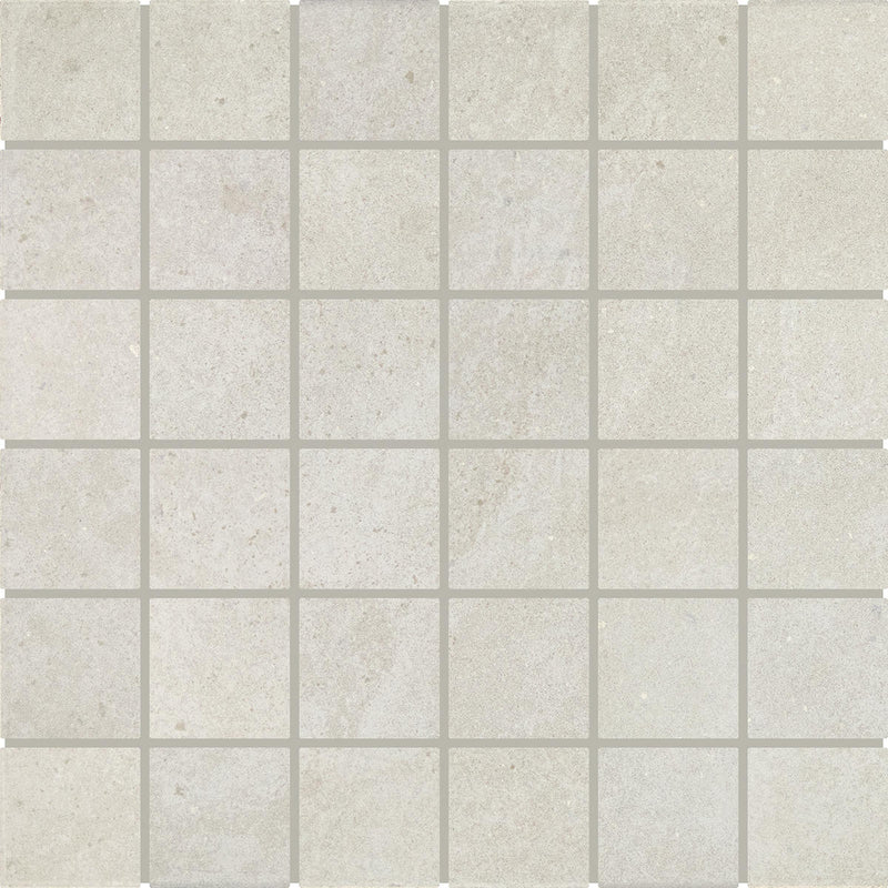 Daltile Exposition 2" x 2" Straight Joint Mosaic 12" x 12" Matte Chalk