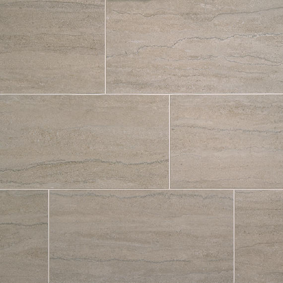 Daltile Haddonstone 12" x 24" Vein Cut Stepwise Matte Atlas