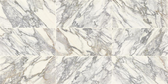 Daltile Eclessia Marble 12" x 24" Honed Arabescato Argento
