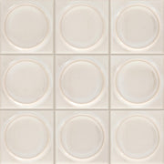 Daltile Nu Bare 4" x 4" Circle Glossy Bone
