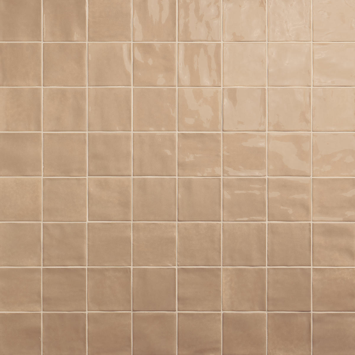 Daltile Nu Bare 4" x 4" Handcrafted Glossy Caramel