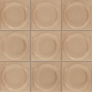 Daltile Nu Bare 4" x 4" Circle Glossy Caramel