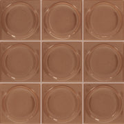 Daltile Nu Bare 4" x 4" Circle Glossy Cocoa