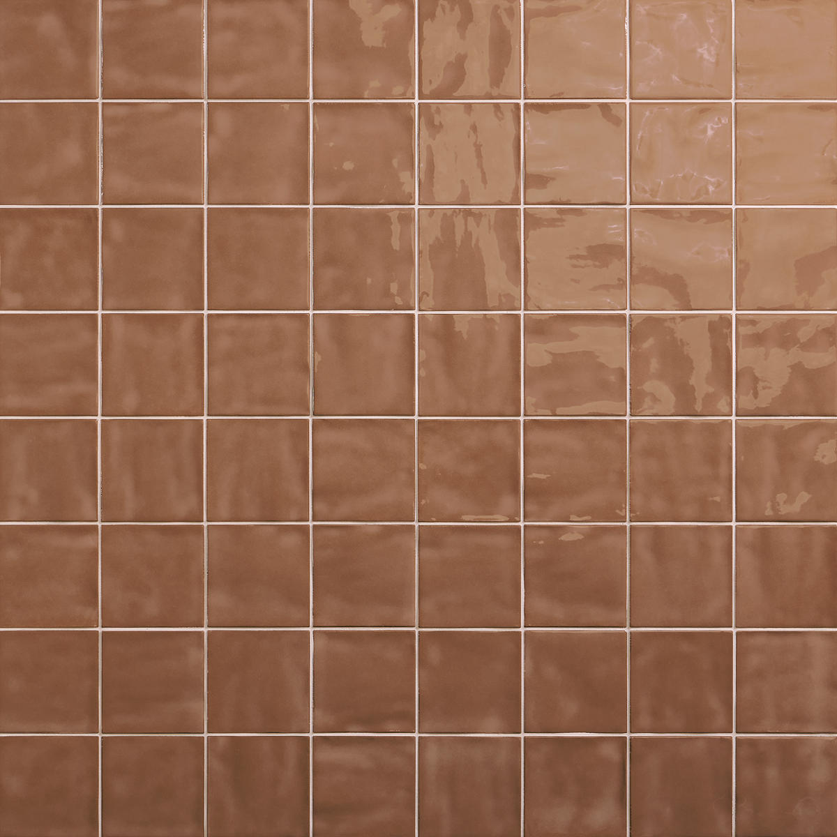 Daltile Nu Bare 4" x 4" Handcrafted Glossy Cocoa