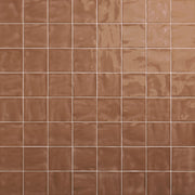 Daltile Nu Bare 4" x 4" Handcrafted Glossy Cocoa