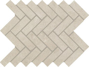 Daltile Prime 1" x 3" Herringbone Mosaic 9" x 12" Lineage Greige
