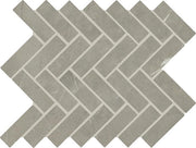 Daltile Prime 1" x 3" Herringbone Mosaic 9" x 12" Historic Grey